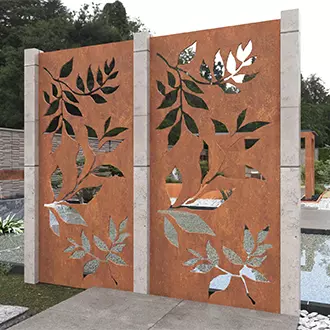 Corten Screen Panels