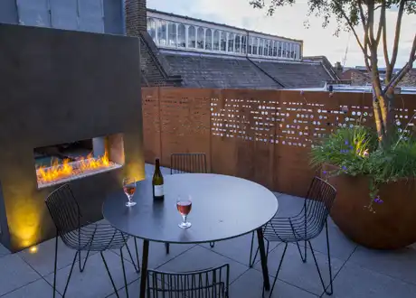 Rooftop Corten Steel Garden