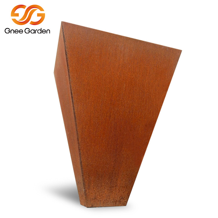 corten planter pots