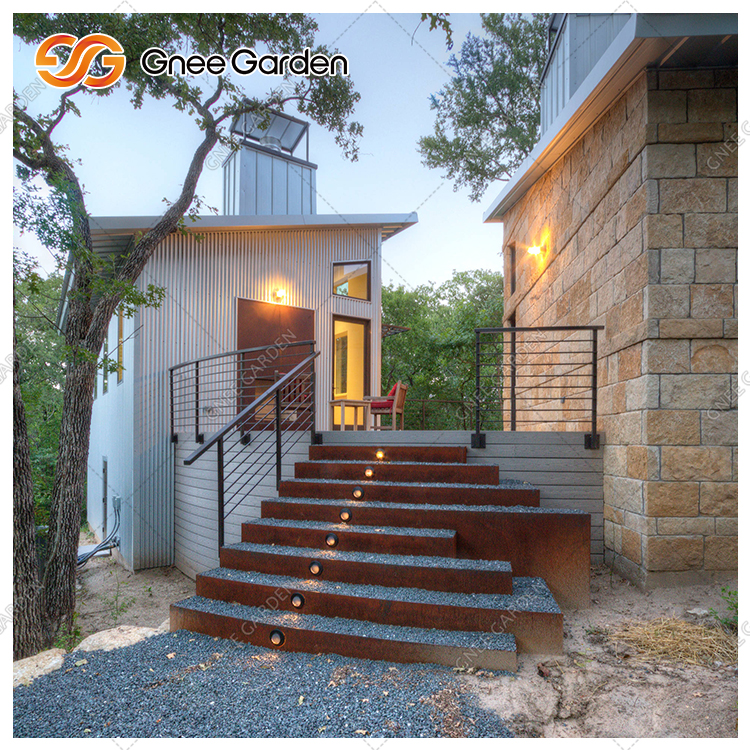 Corrosion-resistant Corten Stairs